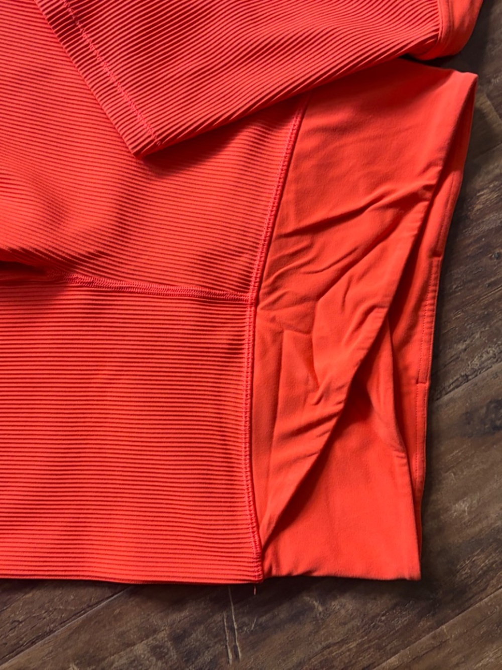 Athleta Ribbed Orange Set - Picture 3 of 16